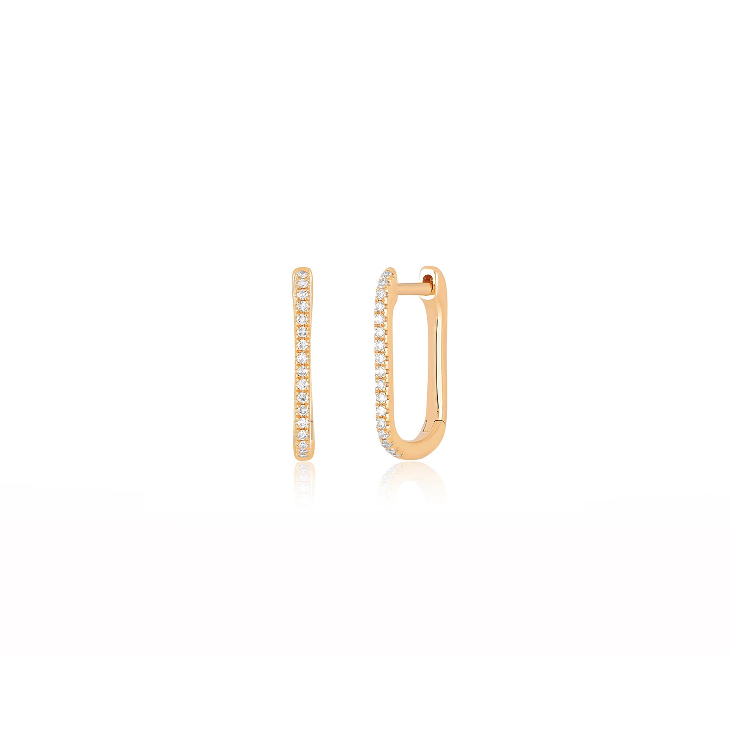 Diamond Lola Hoop Earrings