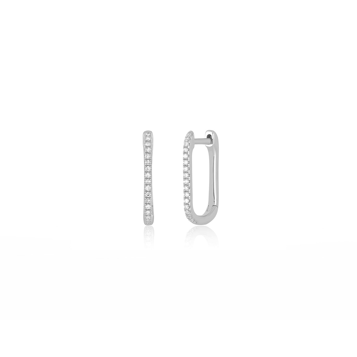 Diamond Lola Hoop Earrings