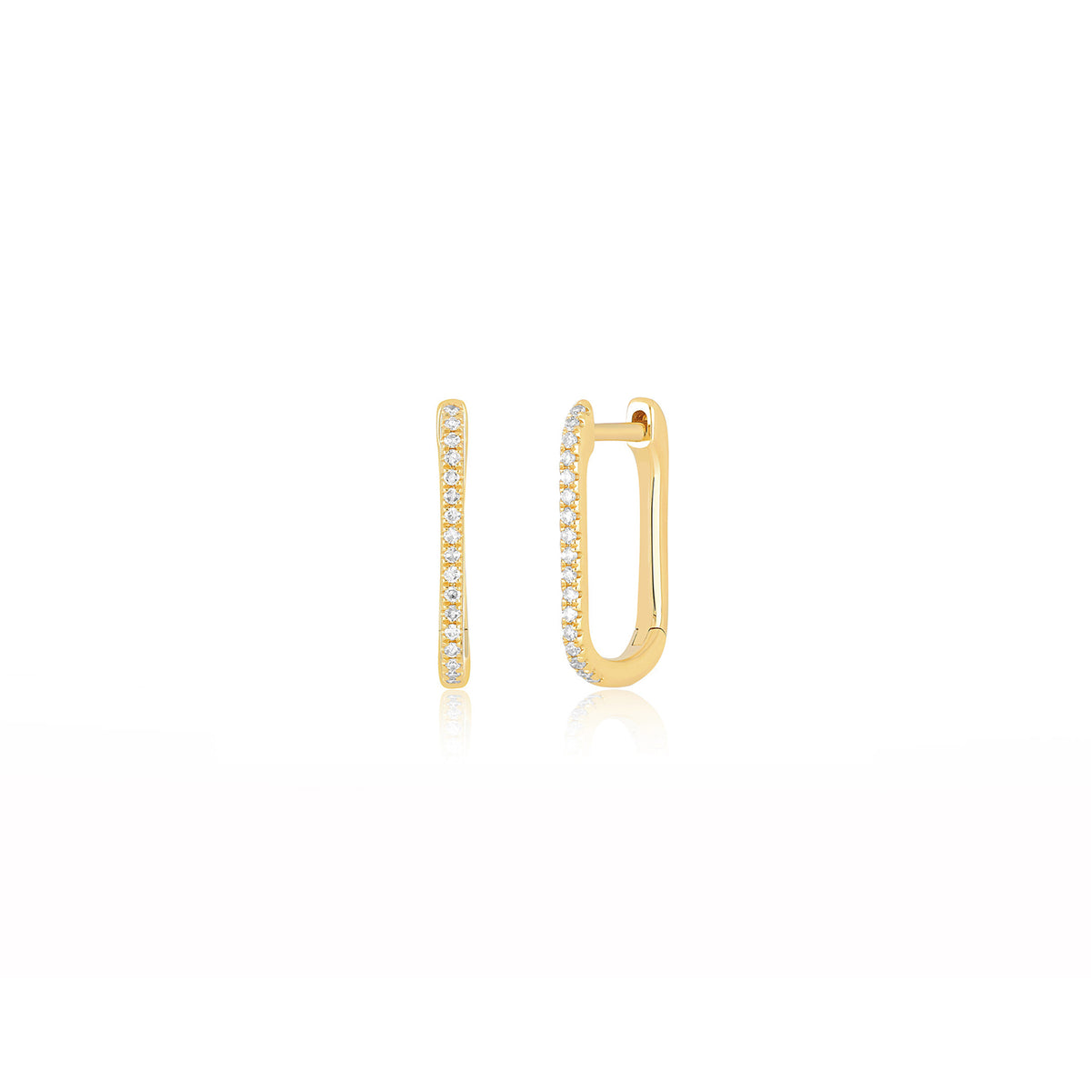 Diamond Lola Hoop Earrings