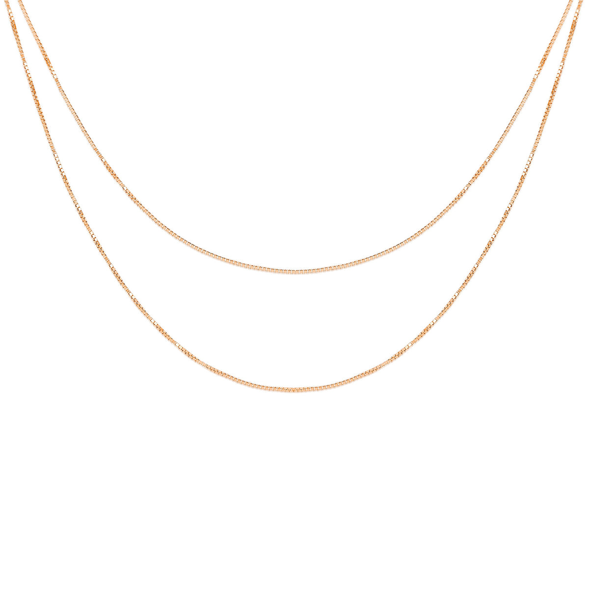 Double Strand Liquid Gold Necklace