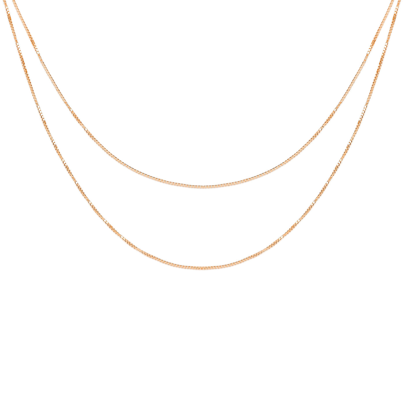 Double Strand Liquid Gold Necklace