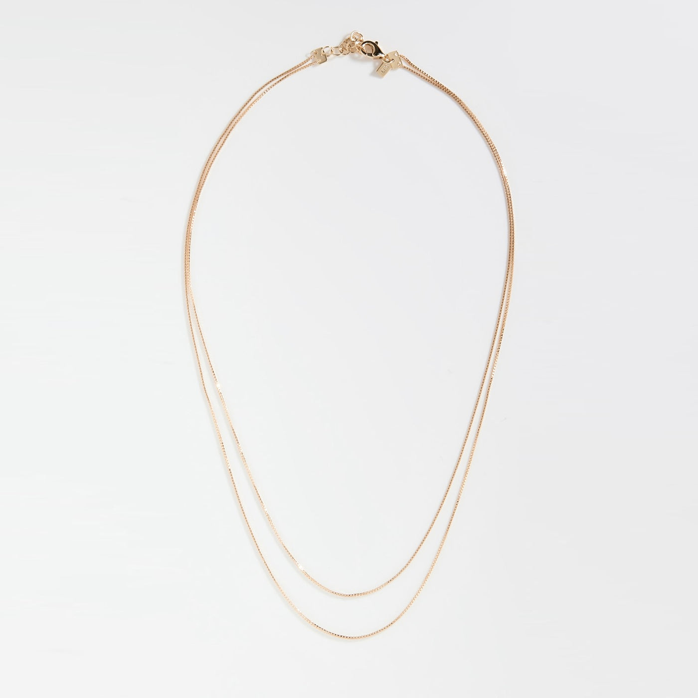 Double Strand Liquid Gold Necklace