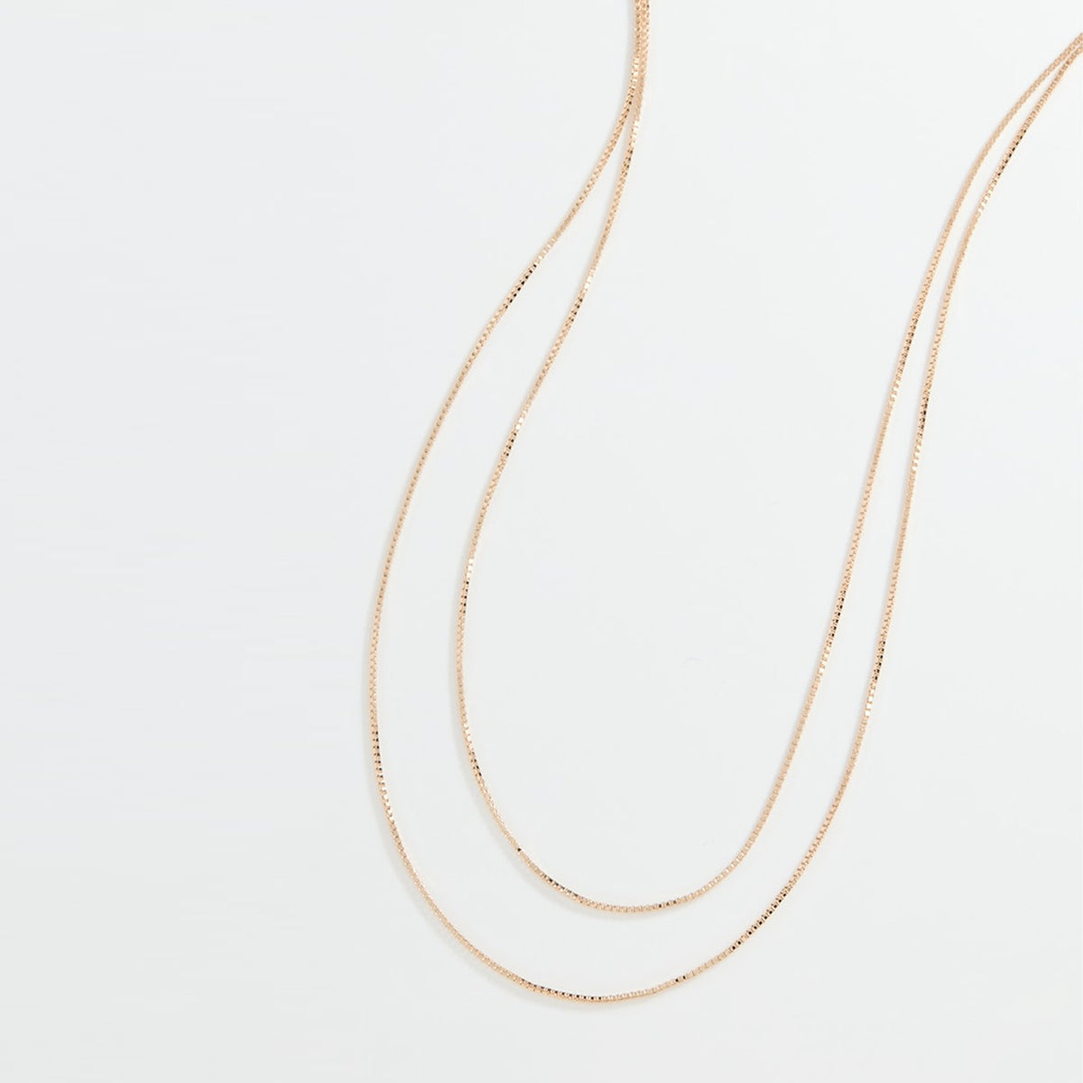 Double Strand Liquid Gold Necklace