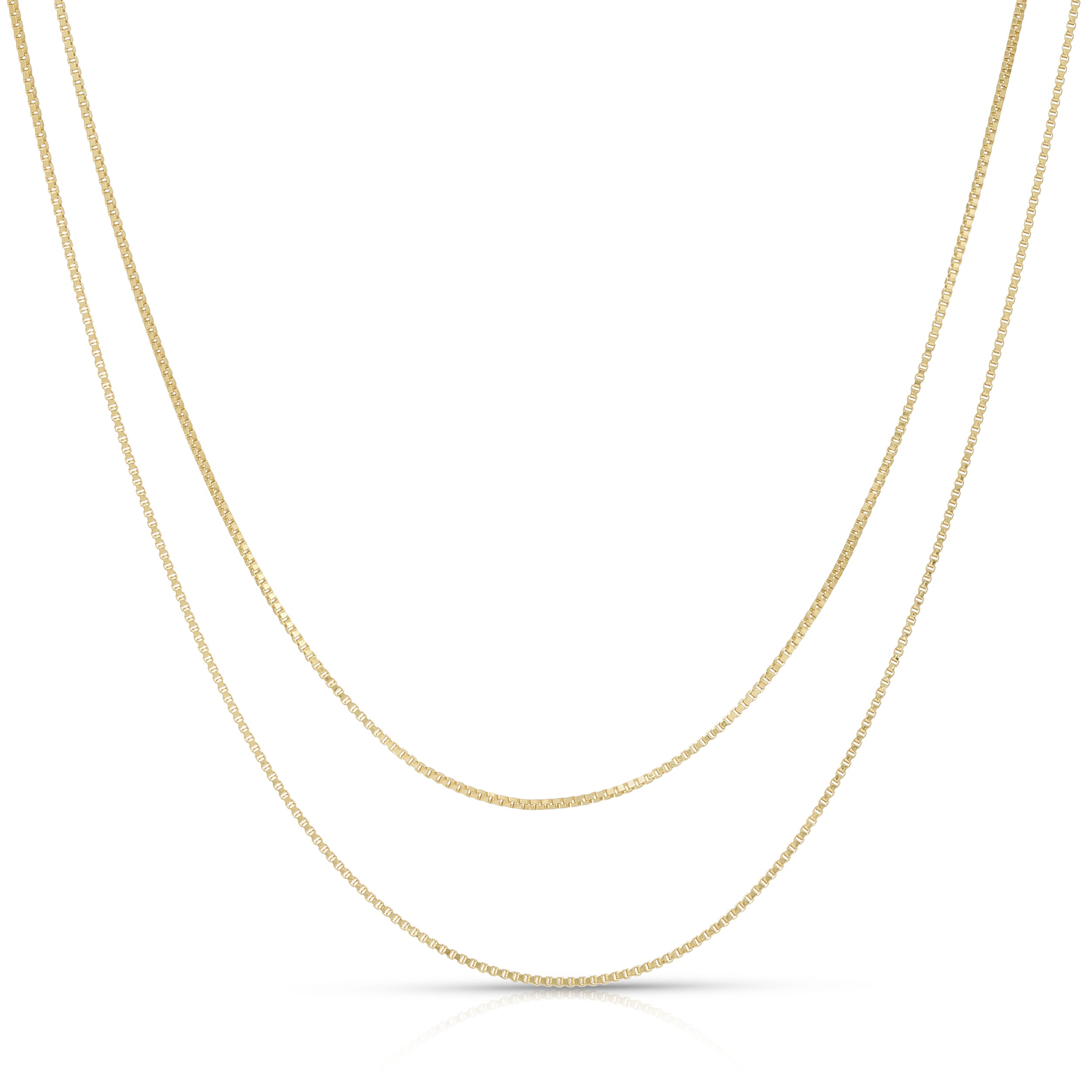 Double Strand Liquid Gold Necklace