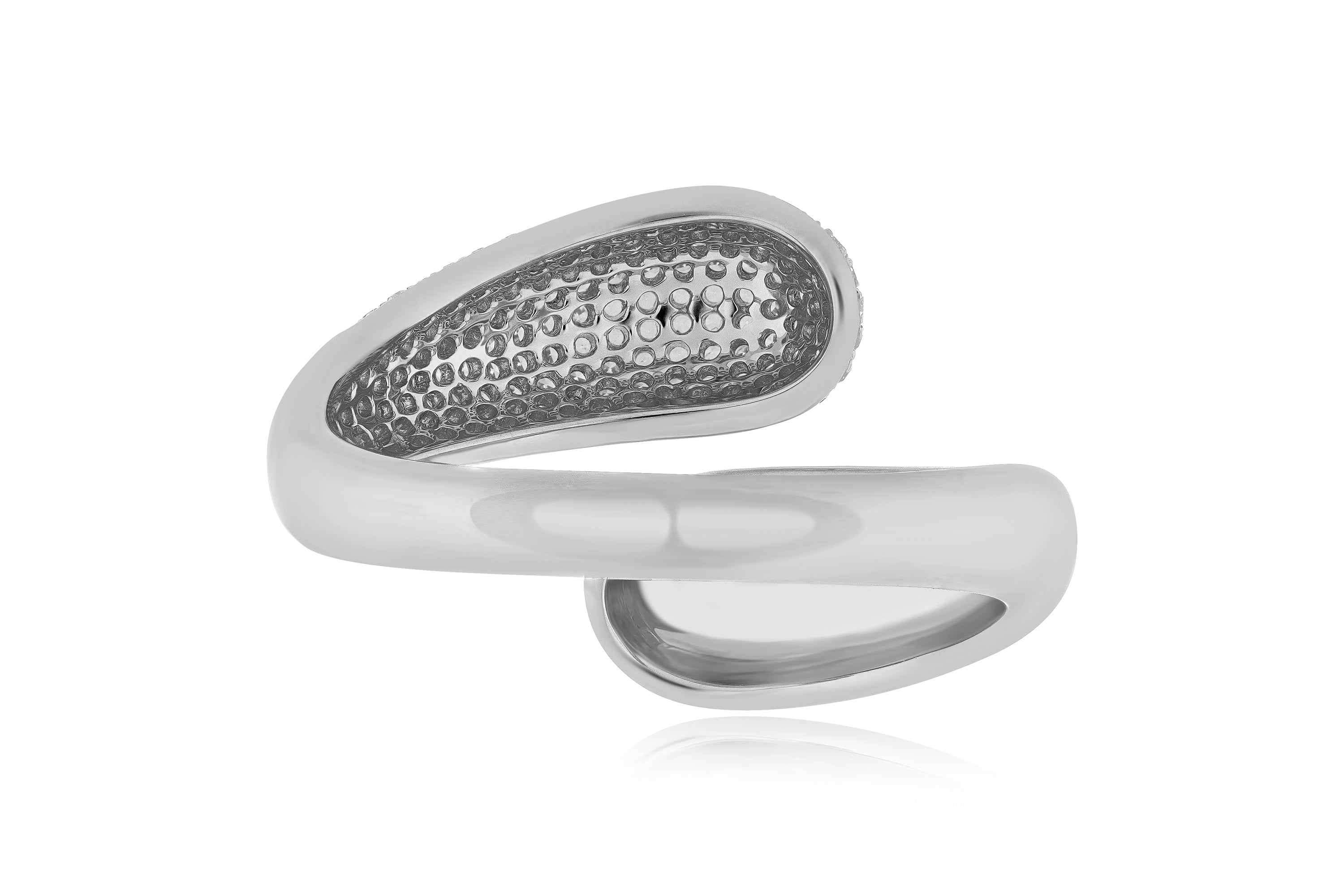 Diamond & Gold Jumbo Double Dome Ring