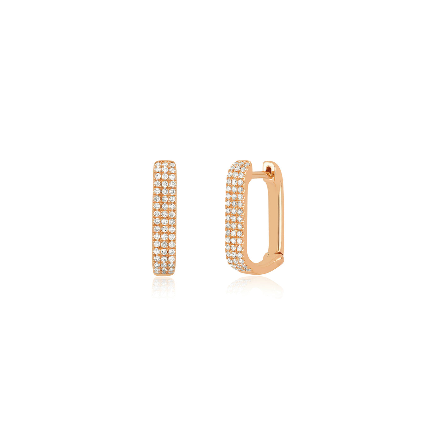 Diamond Jumbo Lola Hoop Earring