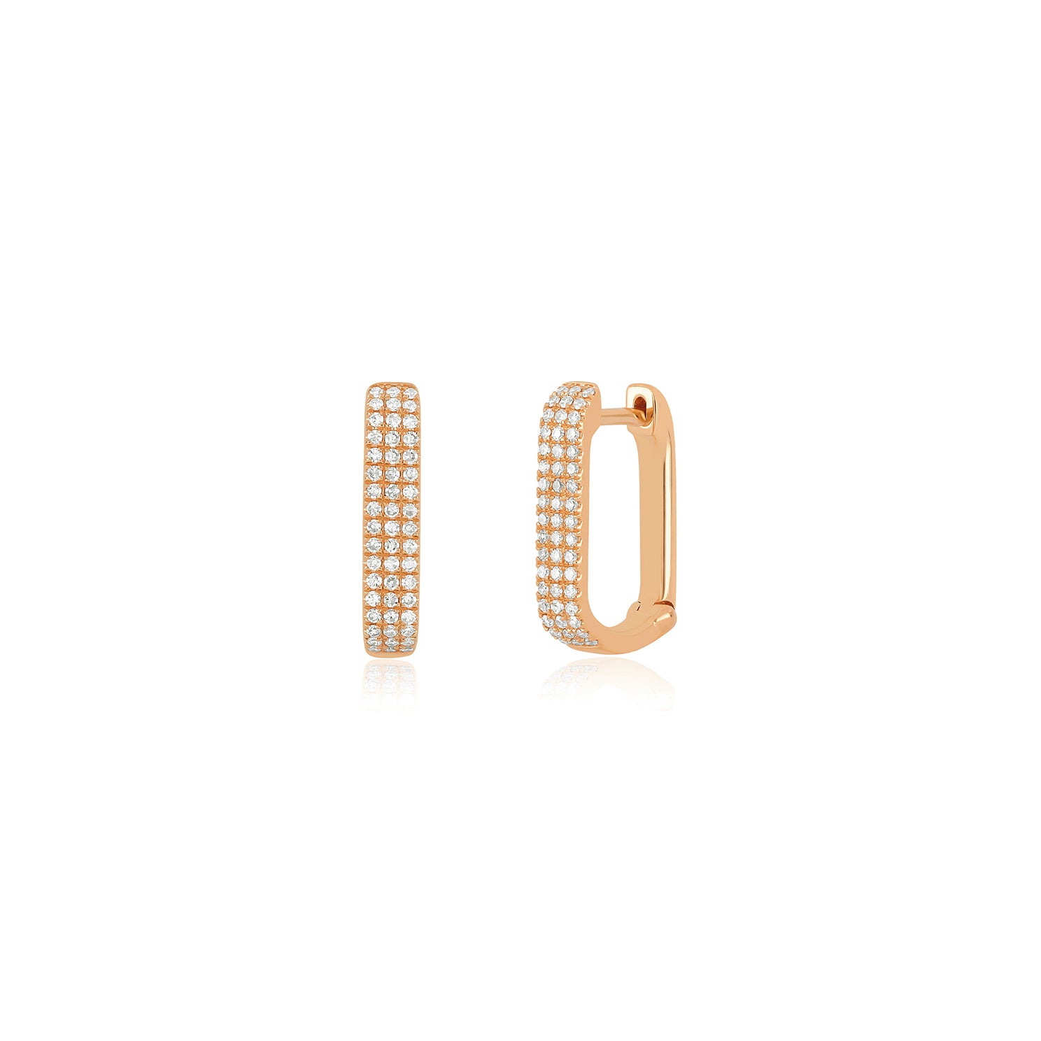 Diamond Jumbo Lola Hoop Earring