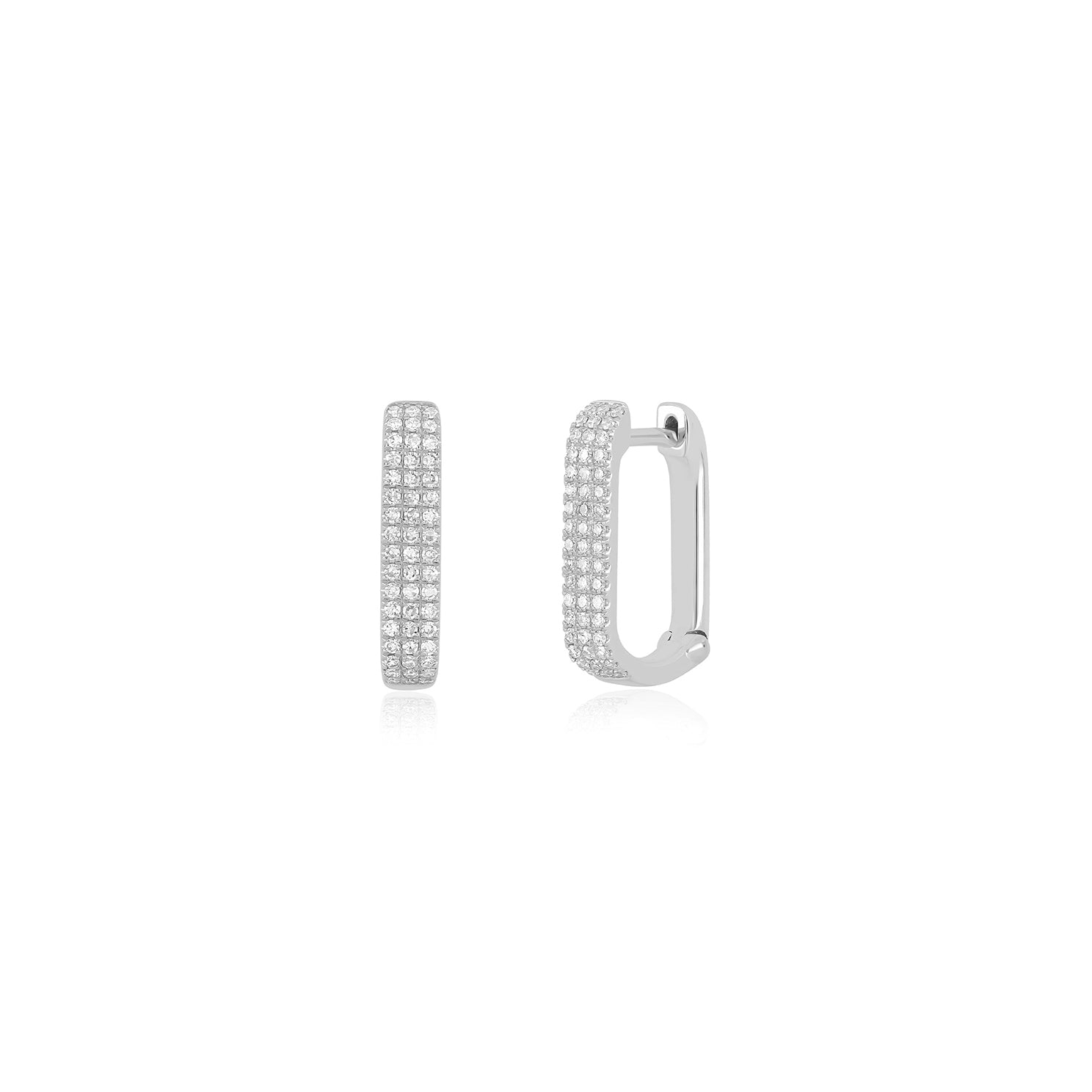 Diamond Jumbo Lola Hoop Earring