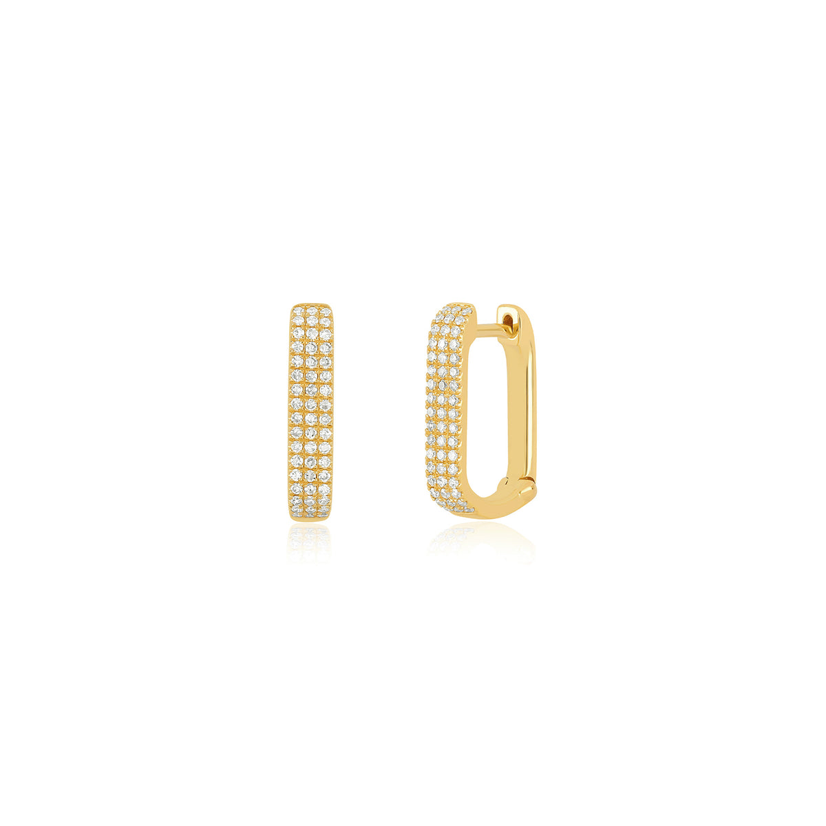 Diamond Jumbo Lola Hoop Earring