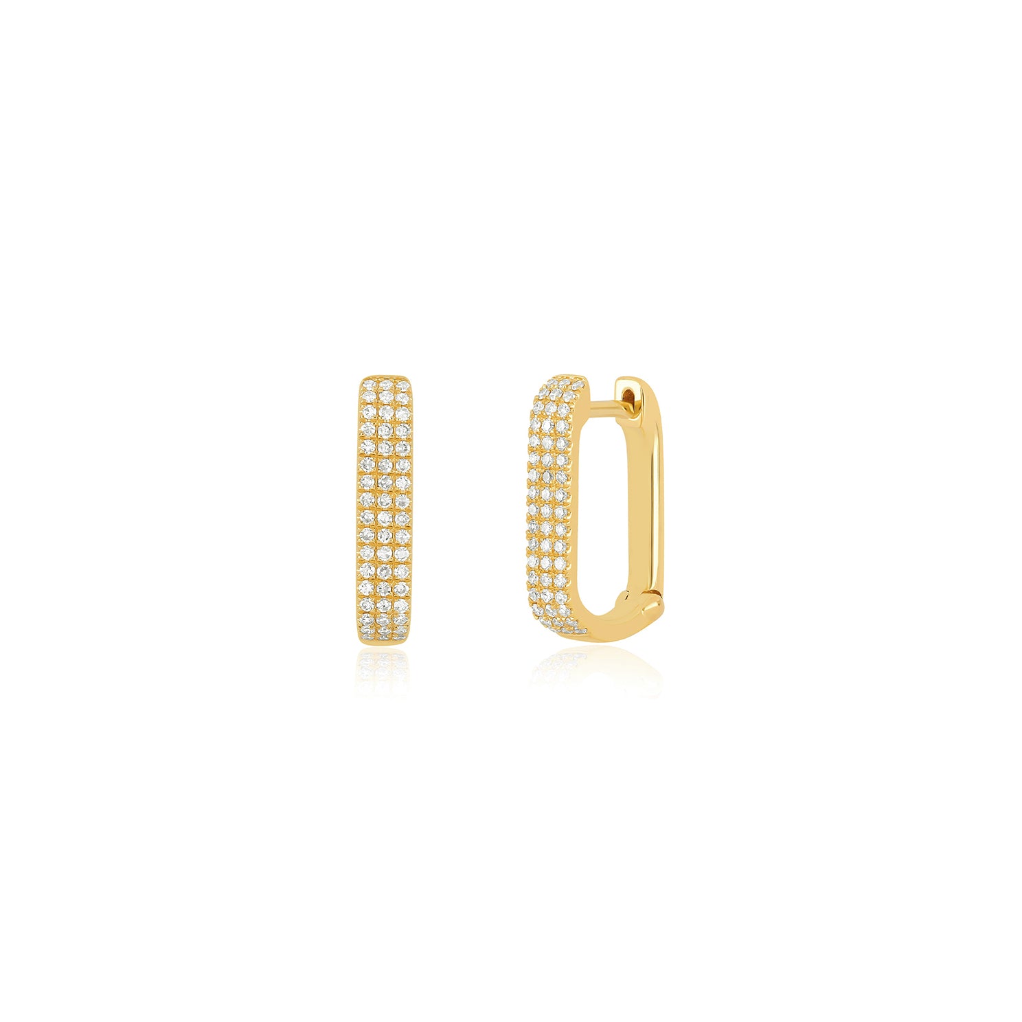 Diamond Jumbo Lola Hoop Earring