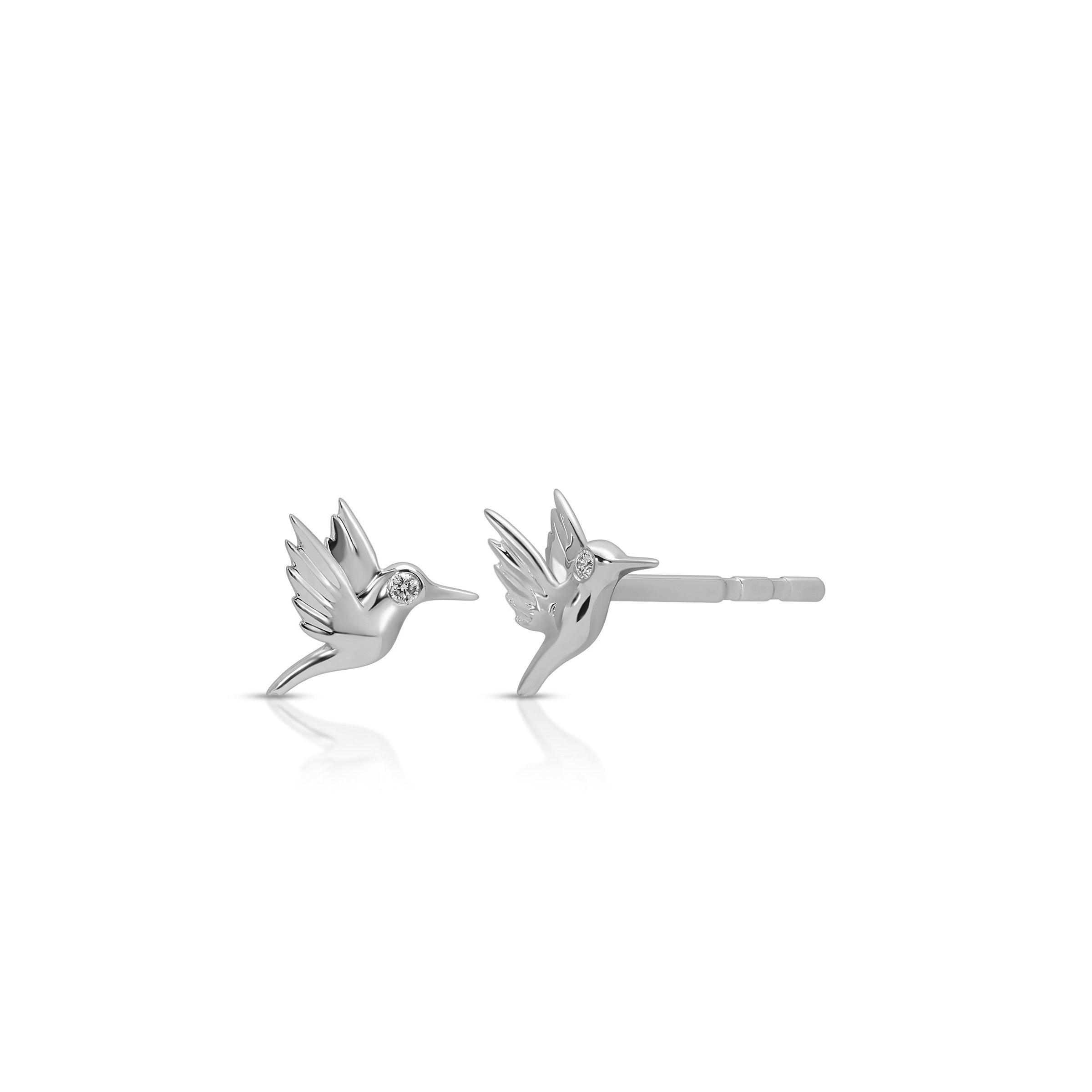 Mini Hummingbird Stud Earring