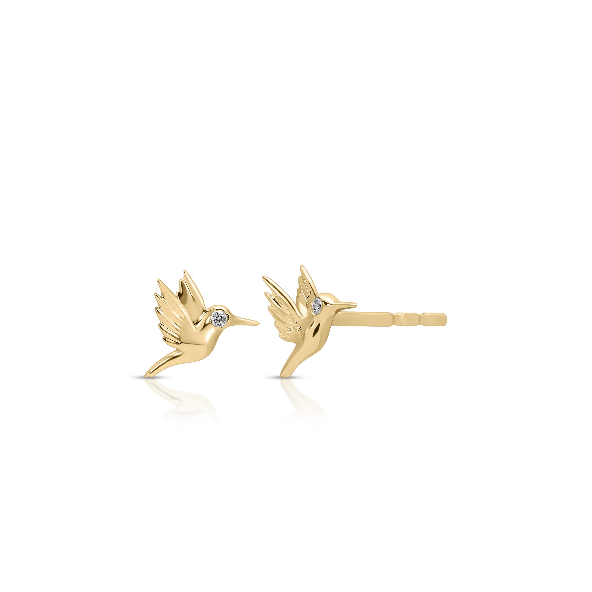 Mini Hummingbird Stud Earring