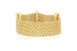 Diamond Bar Mesh Ring in 14k yellow gold