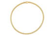 Diamond Bar Mesh Necklace in 14k yellow gold