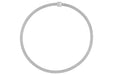 Gold Mesh Necklace in 14k white gold