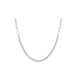 Diamond Segment Mini Link Necklace in 14k white gold