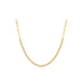Diamond Segment Mini Link Necklace in 14k yellow gold