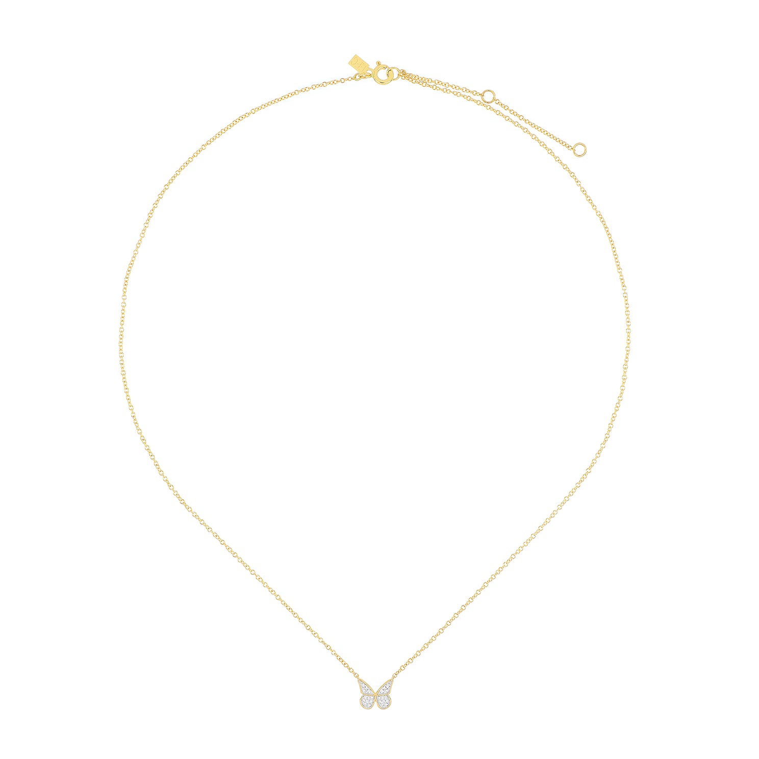 Diamond Flutter Necklace