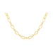 Diamond Pillow Jumbo Link Chain Necklace in 14k yellow gold