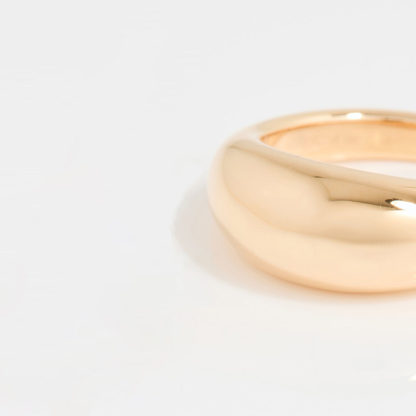 Gold Jumbo Dome Ring