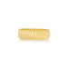 Diamond Jumbo Twist Ring in 14k yellow gold back side view