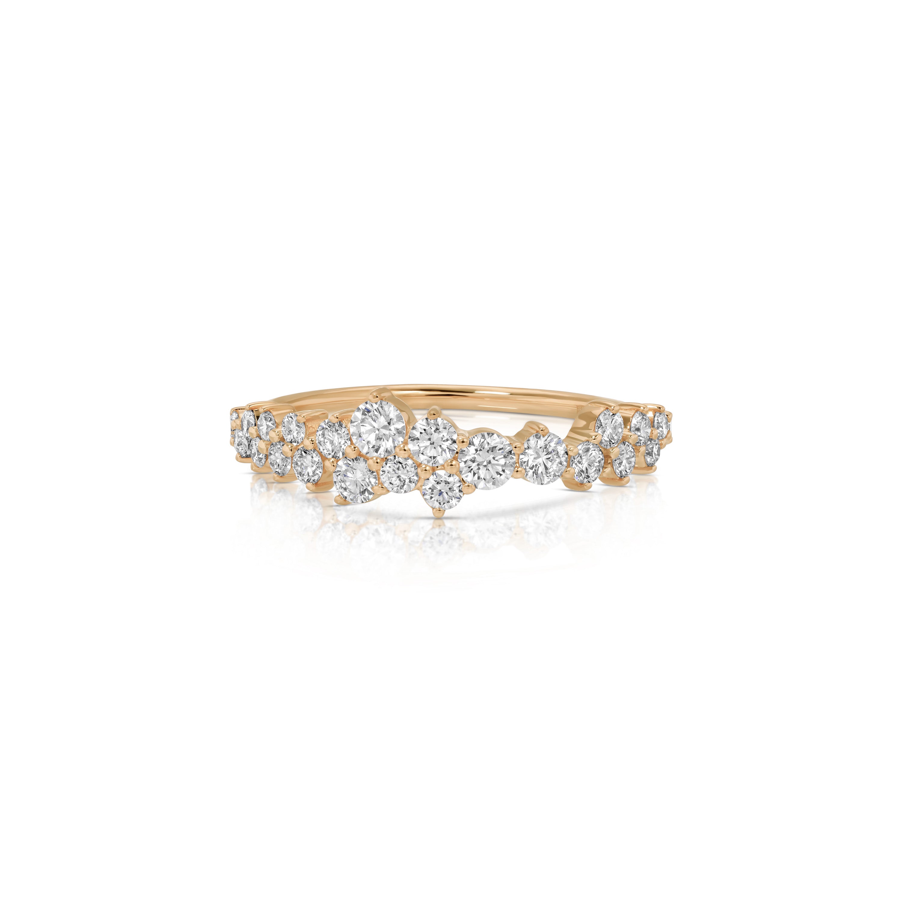 Diamond Cluster Ring