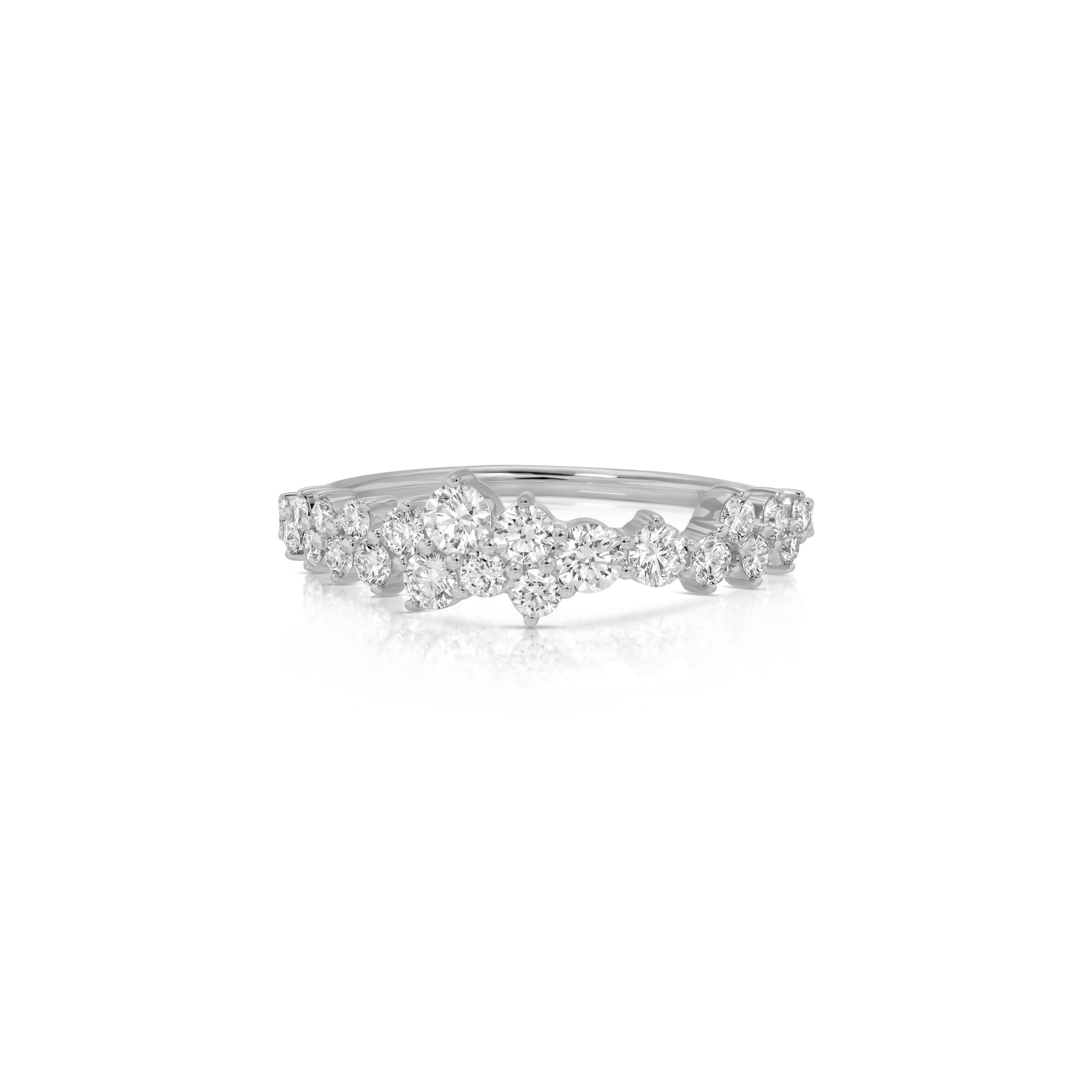 Diamond Cluster Ring