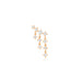 Diamond Drip Stud Earring in 14k rose gold