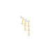 Diamond Drip Stud Earring in 14k yellow gold