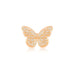 Pavé Diamond Jumbo Butterfly Ring in 14k rose gold