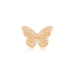 Pavé Diamond Jumbo Butterfly Ring in 14k rose gold