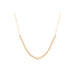 Graduated Diamond Pillow Necklace in 14k rose gold