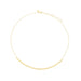Graduated Diamond Pillow Necklace in 14k yellow gold