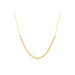 Graduated Diamond Pillow Necklace in 14k yellow gold