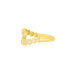 Graduated Diamond Pillow Wrap Ring in 14k yellow gold