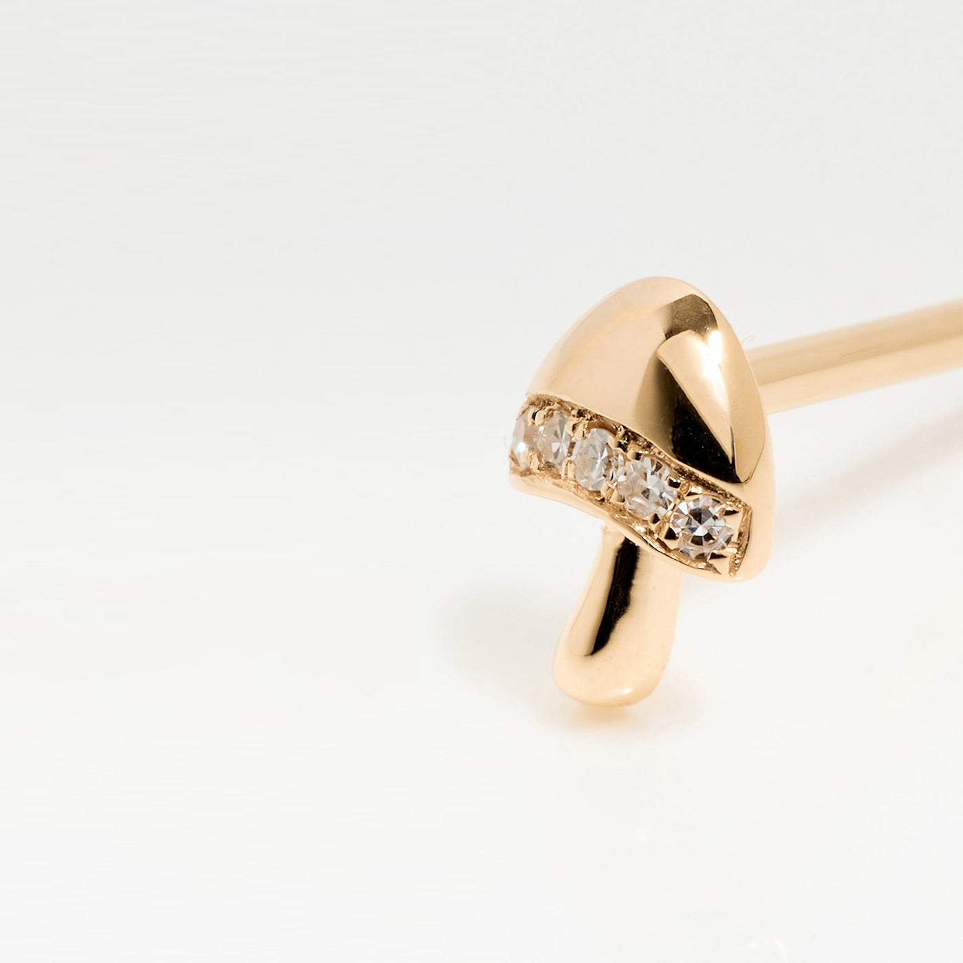 Mini Magic Mushroom Stud Earring