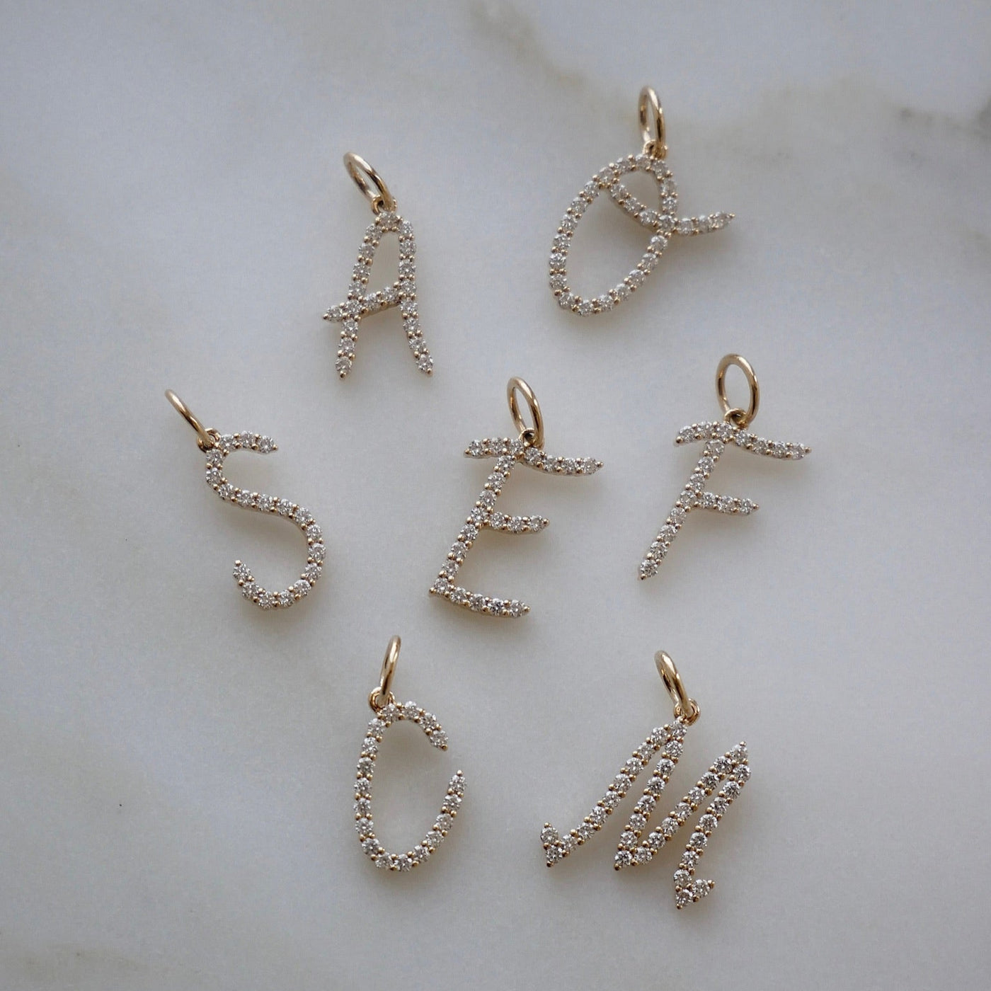 Gold Every Length Initial Chain Necklace