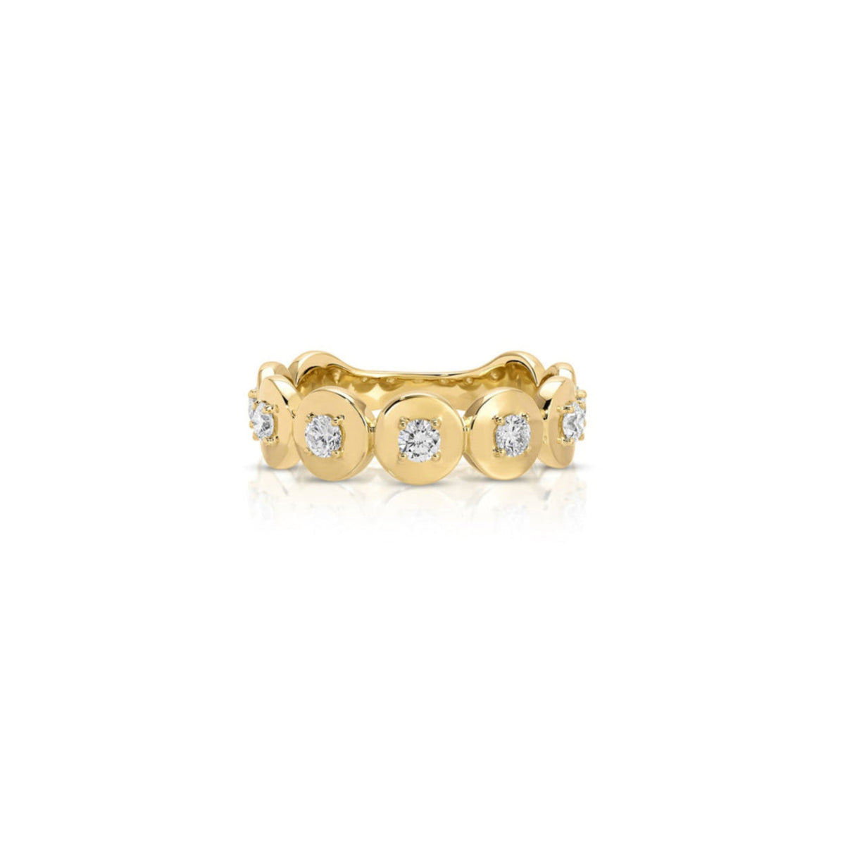Gold Frame Diamond Ring