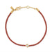 Diamond Pillow Cord Bracelet in Peony 14k Yellow Gold