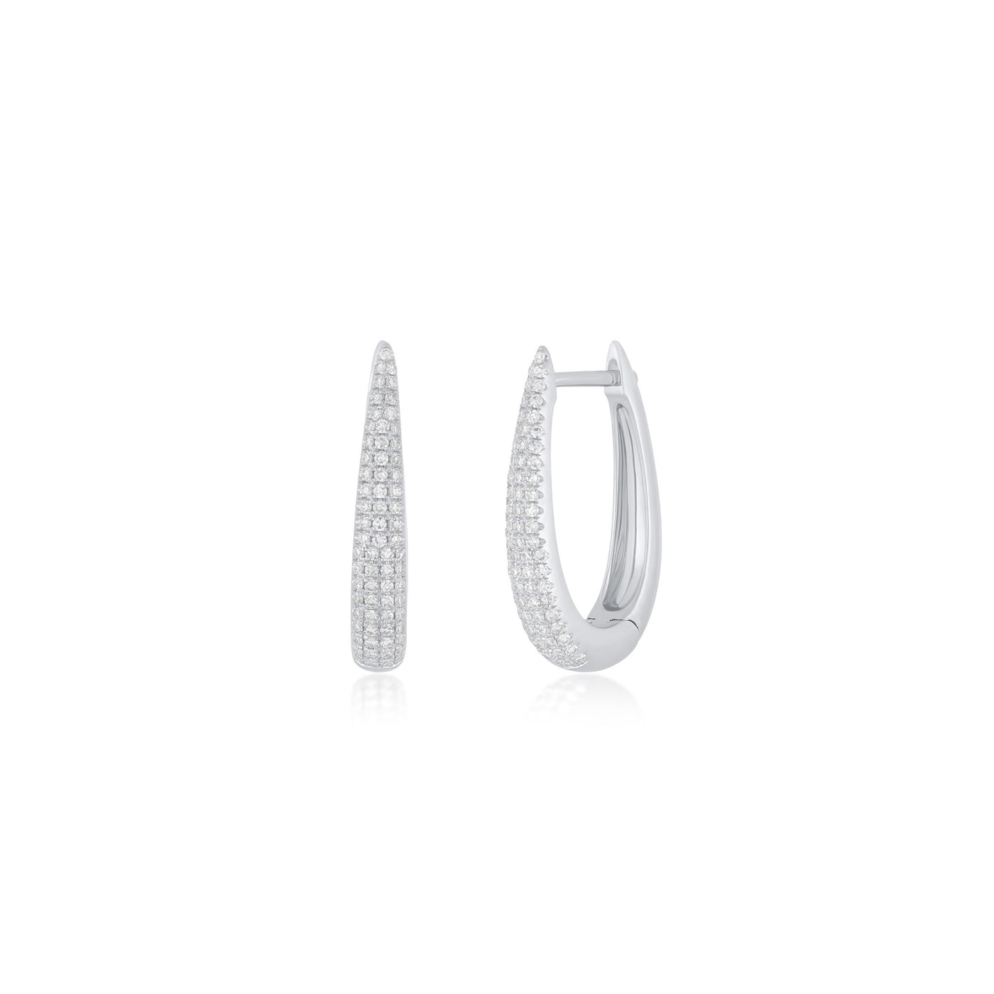 Diamond Maeve Hoop Earrings