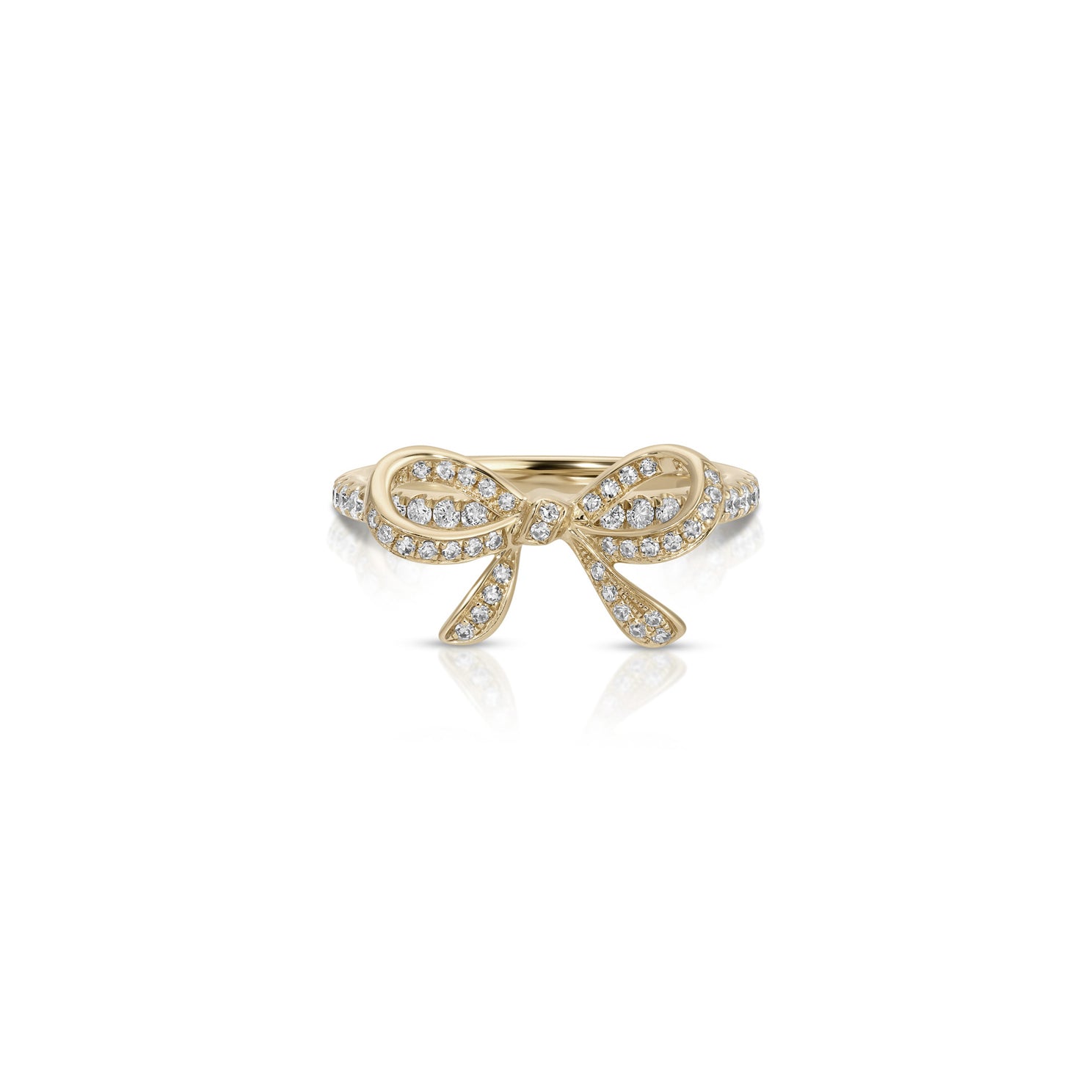 Diamond Bow Ring