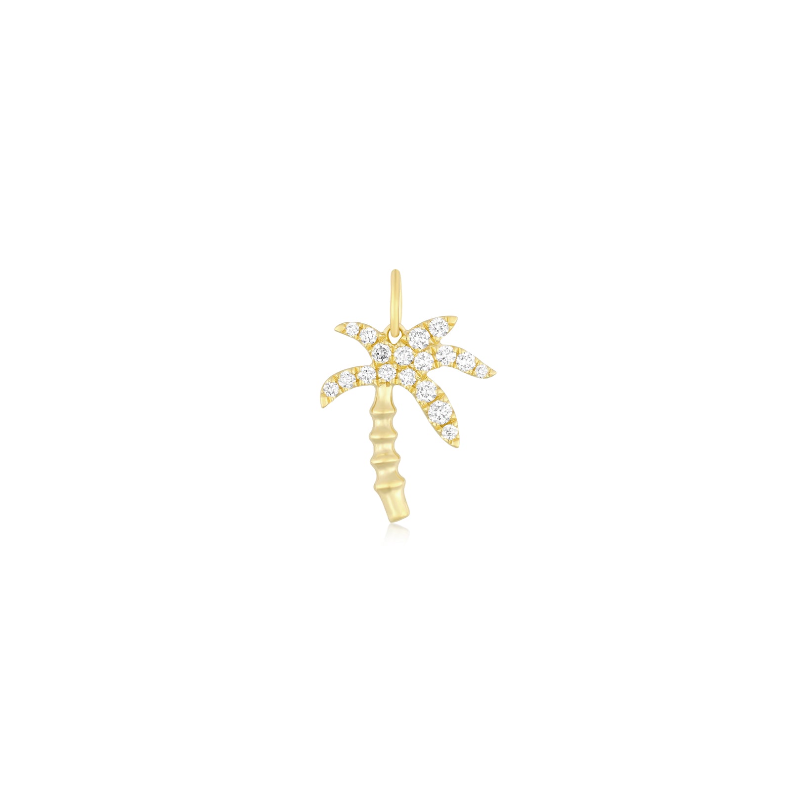 Jumbo Diamond Palm Tree Charm