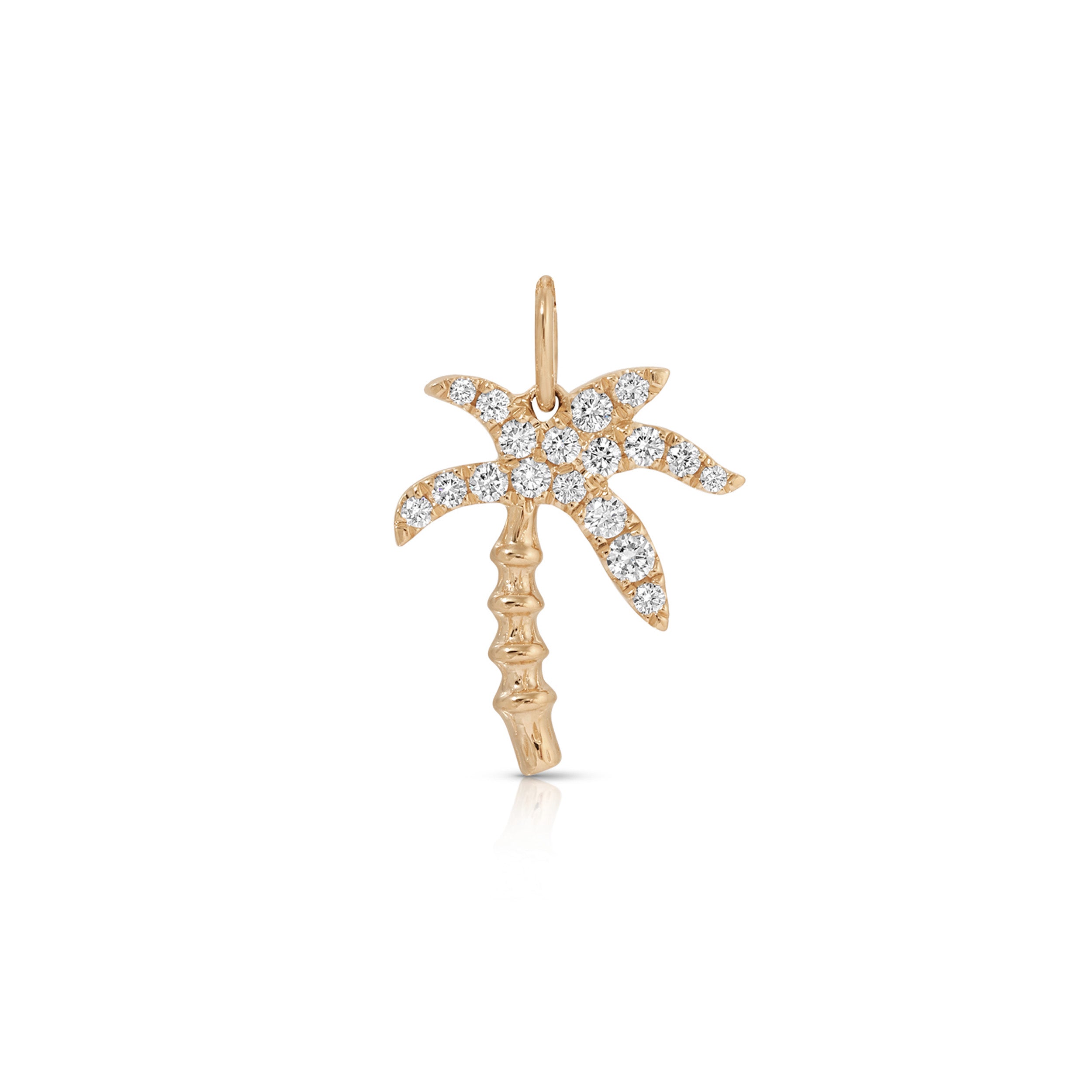 Jumbo Diamond Palm Tree Charm