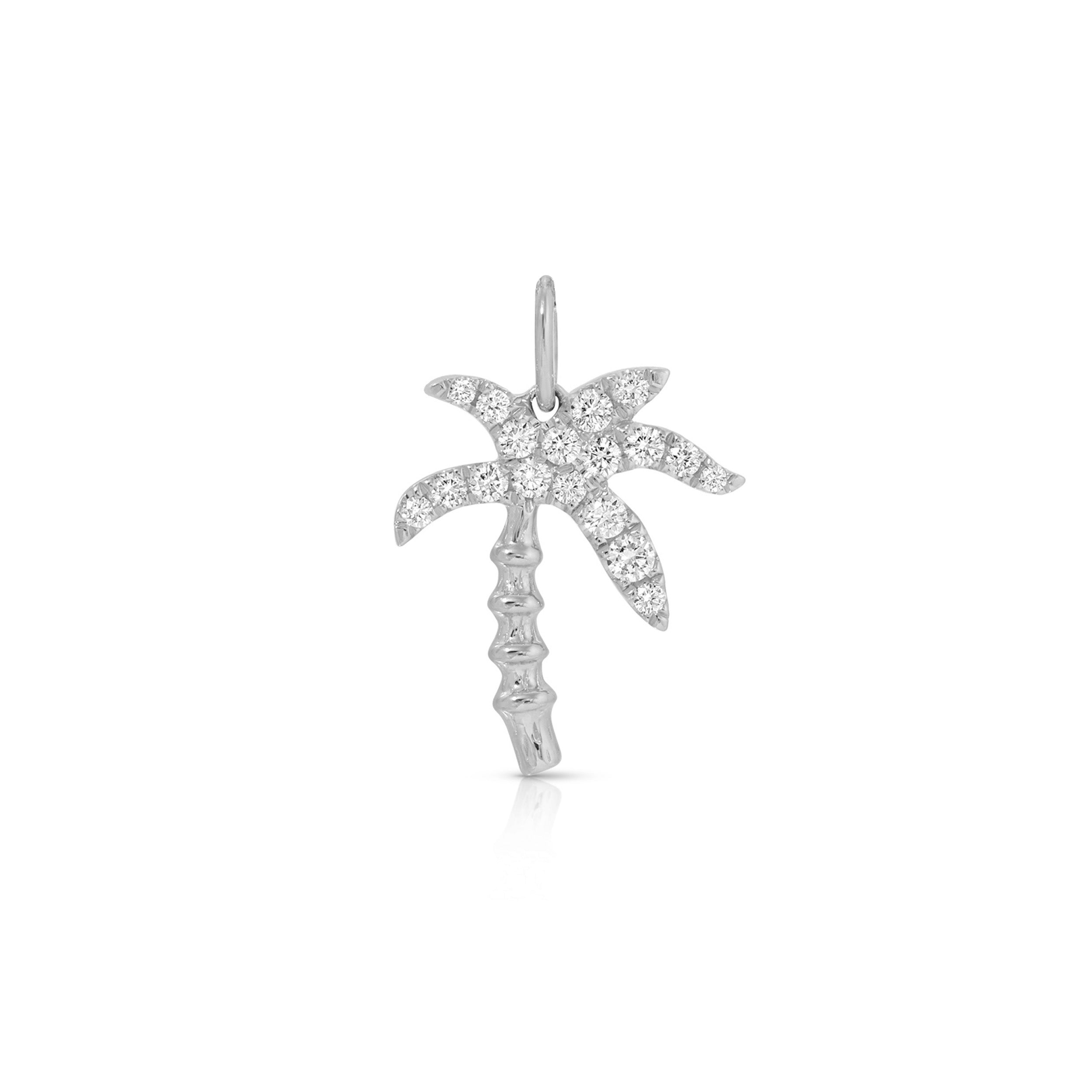 Jumbo Diamond Palm Tree Charm