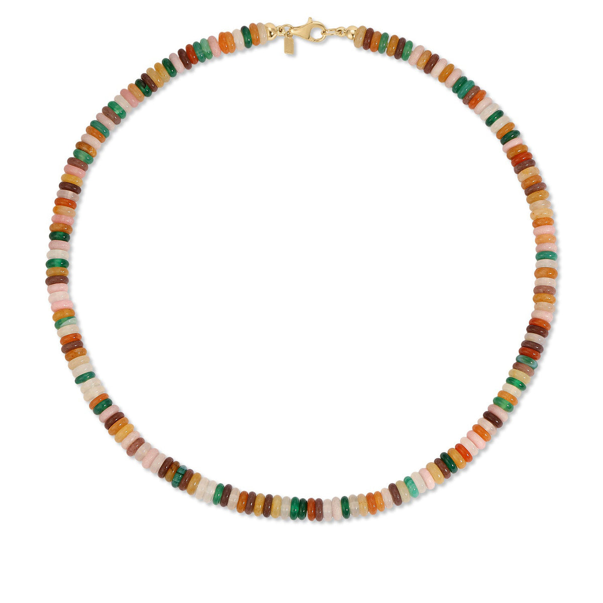 Desert Mix Rondelle Bead Necklace