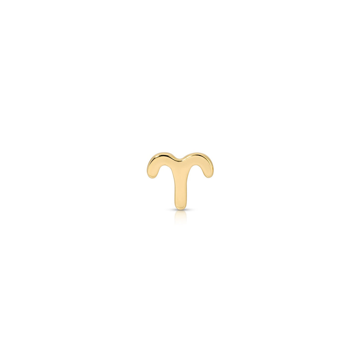 Mini Gold Zodiac Stud Earring
