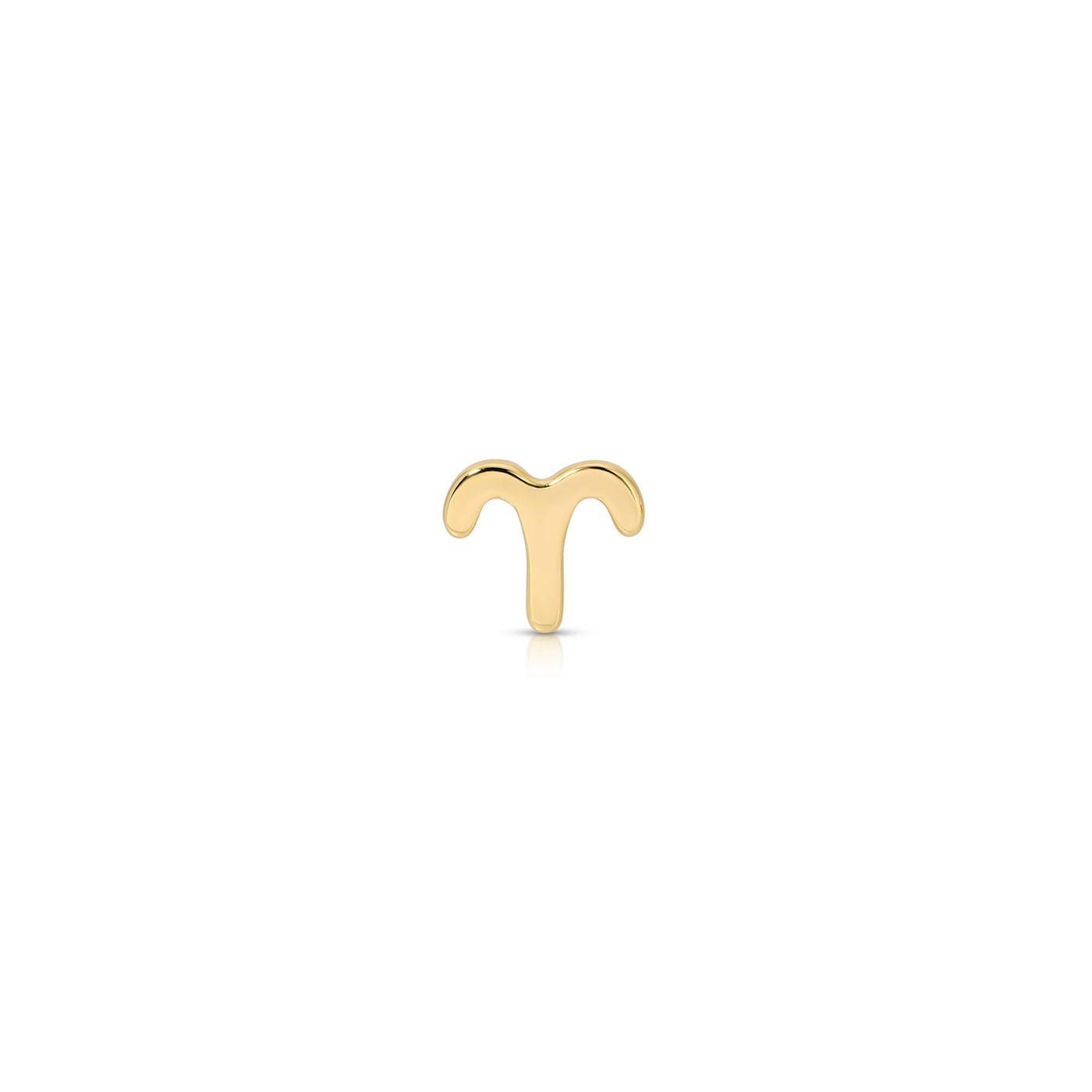 Mini Gold Zodiac Stud Earring