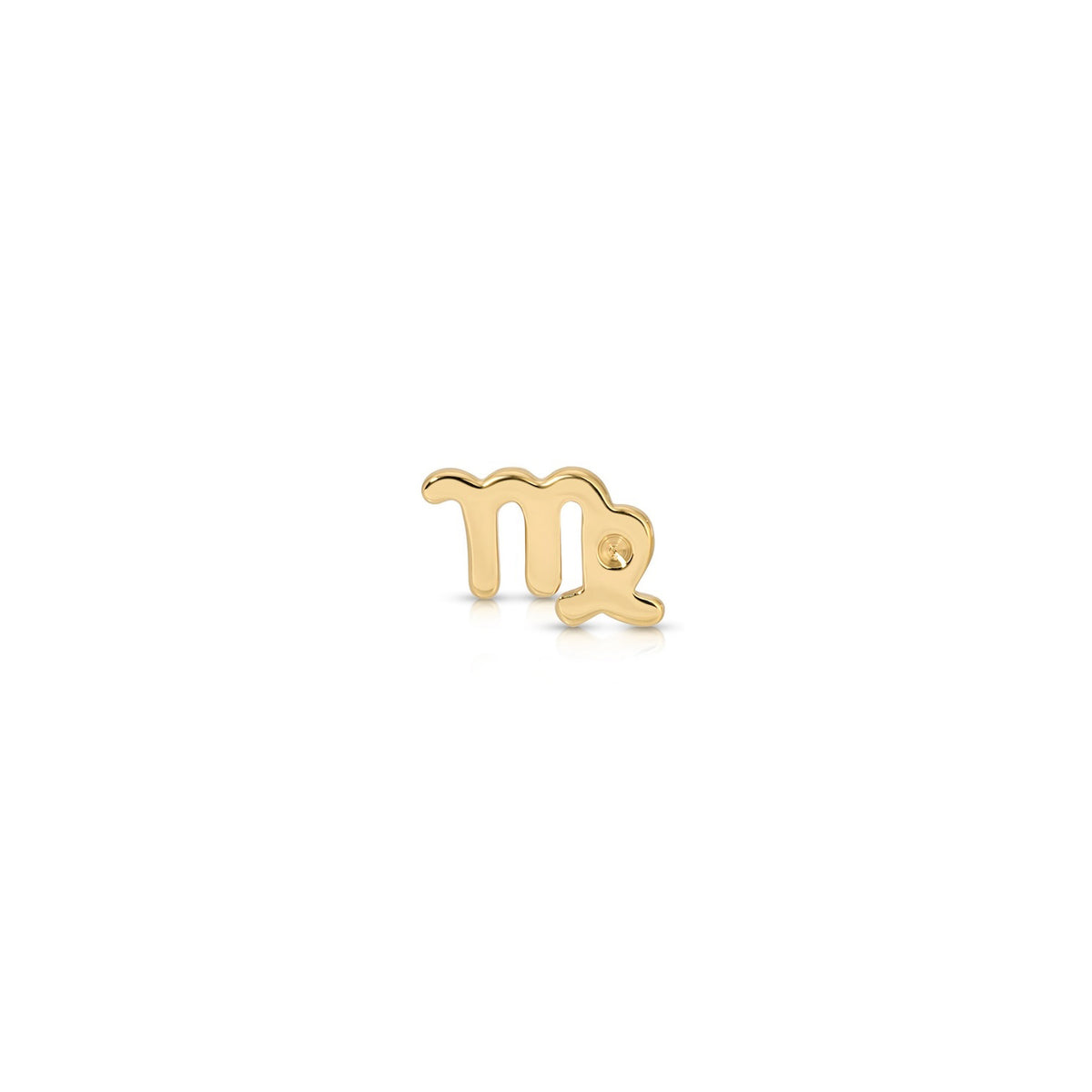 Mini Gold Zodiac Stud Earring
