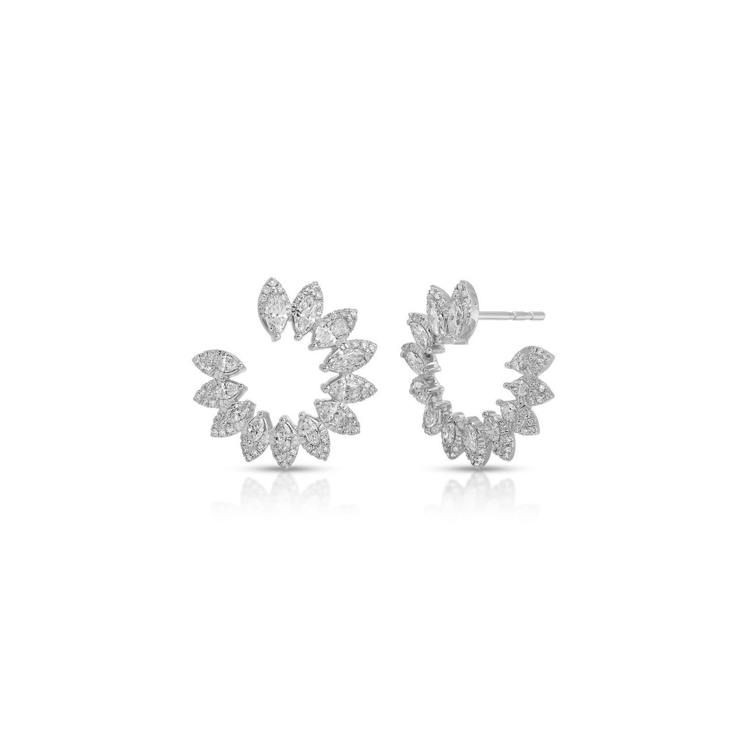 Diamond Pretty Lady Wrap Earrings