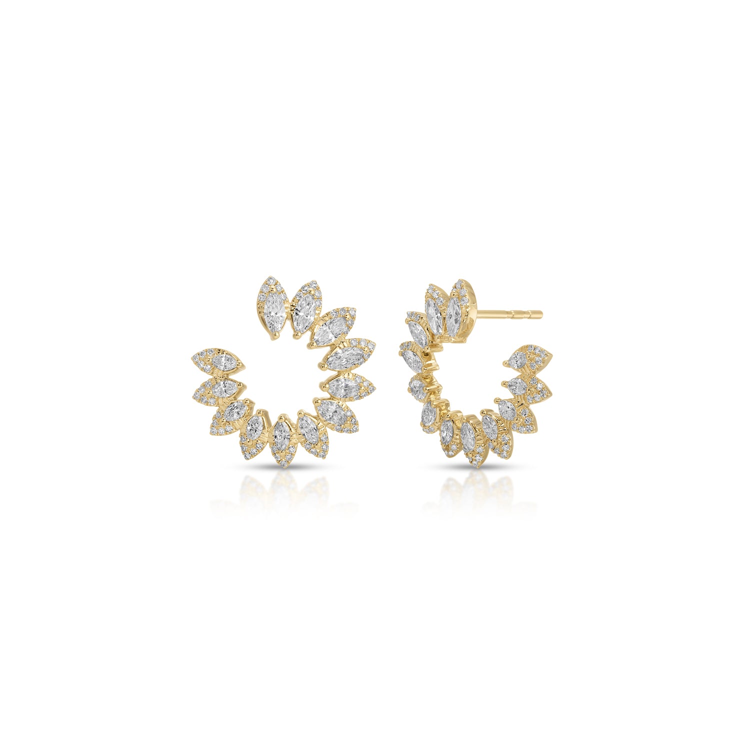 Diamond Pretty Lady Wrap Earrings